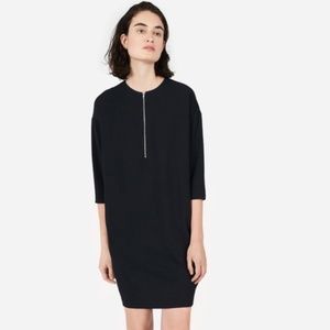 Everlane Japanese GoWeave Triacetate Front Zip Dress